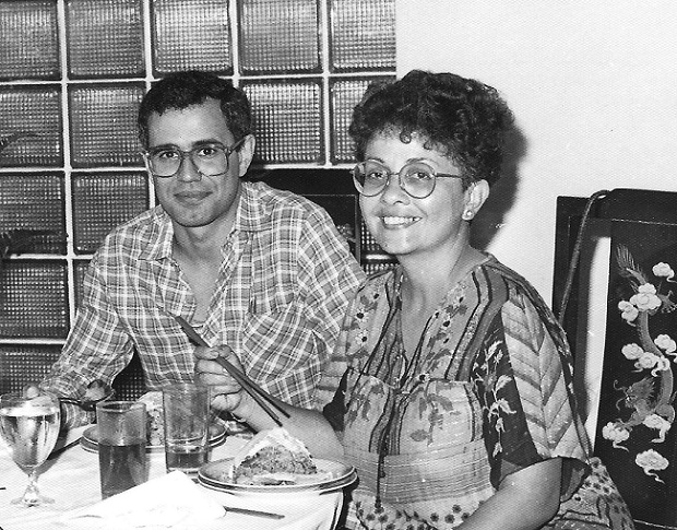 Con Ivette Vian en El Pacífico